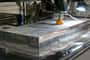 OMAX 2652 cutting thick aluminum