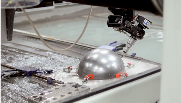Cutting 3D designs on an OMAX waterjet