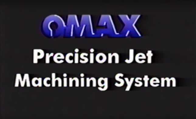 Flashback with 1990s OMAX Instructional Video