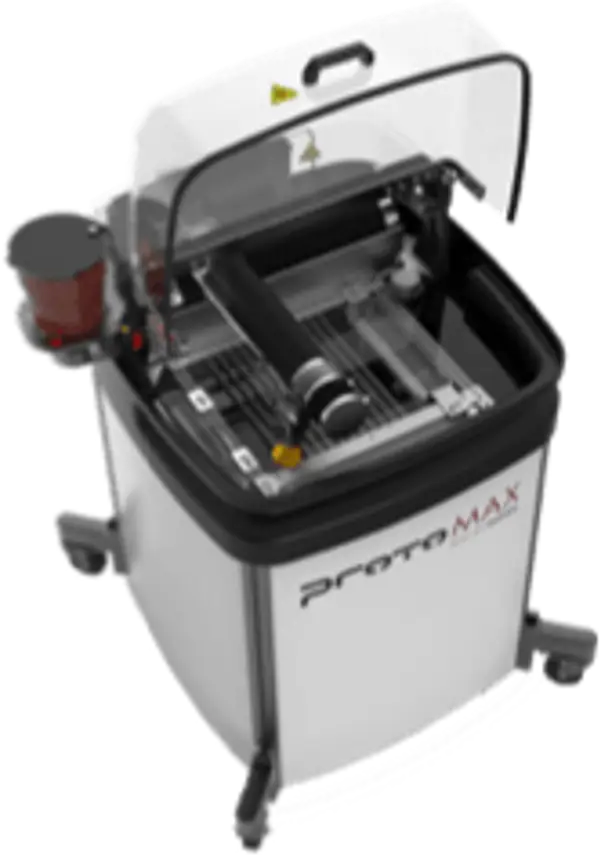 Front view - lid open ProtoMAX