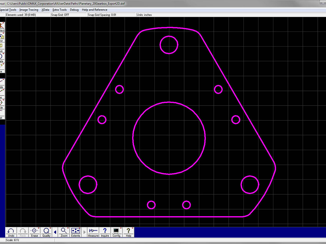 Good Part Drawings OMAX Waterjet