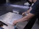 Preview: sheet metal with nested parts