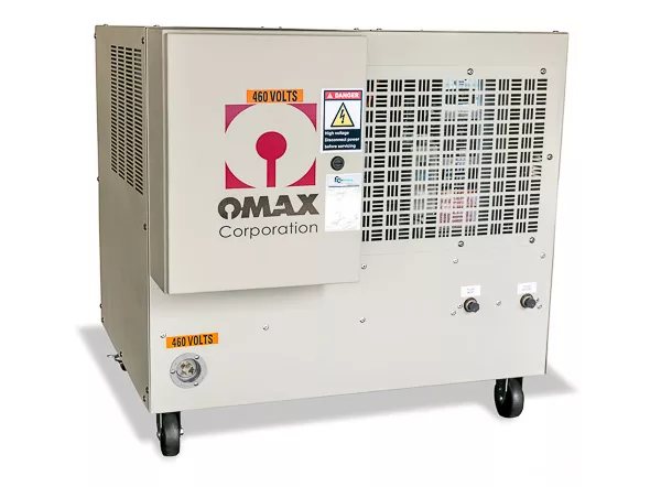 Water chiller for OMAX waterjets
