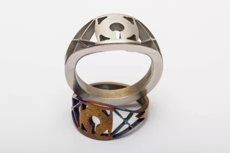 OMAX titanium ring