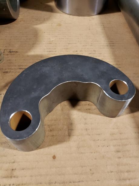 Thick cut steel with waterjet 