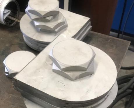 Fixtures built with waterjet for Tropical J's