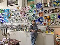 Mitchell Larsen Studio: Glass Art, a Hurricane and a Waterjet